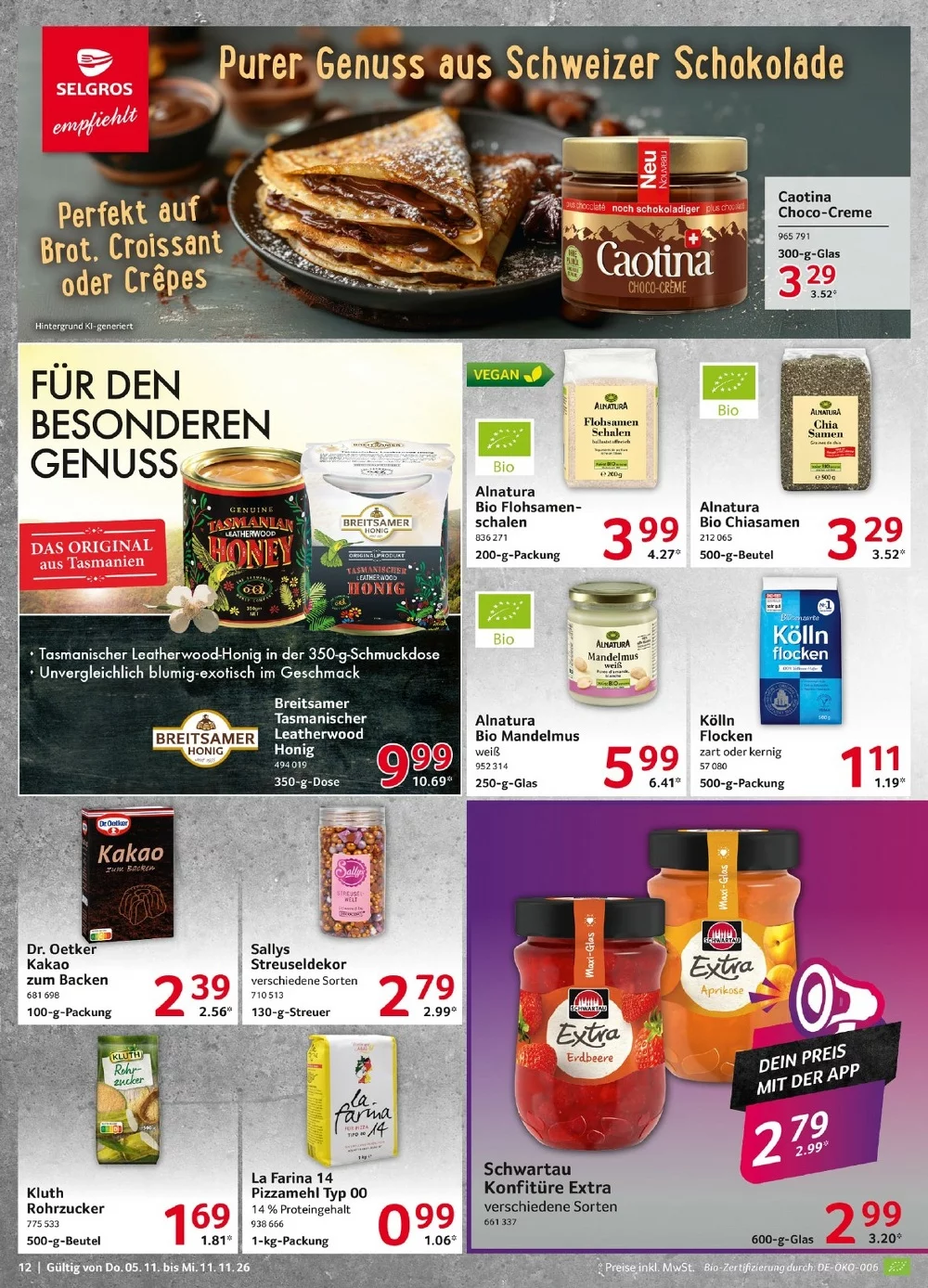selgros food prospekt november 5 11 12