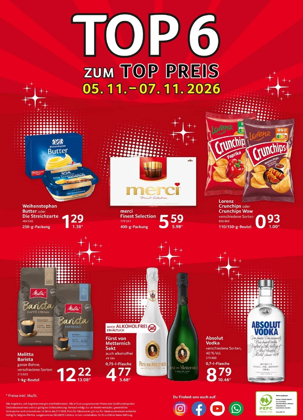 selgros food prospekt november 5 11 28