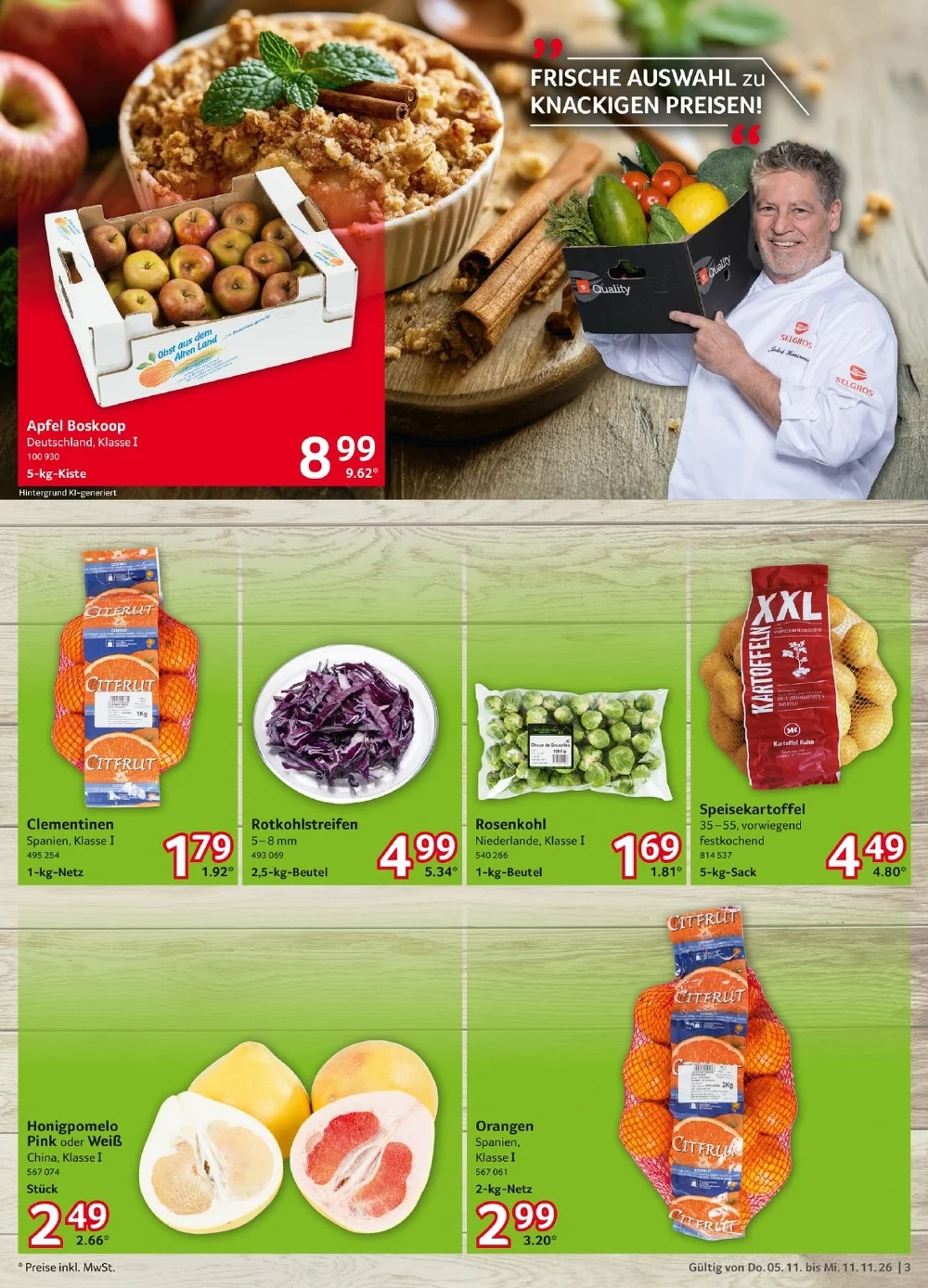 selgros food prospekt november 5 11 3